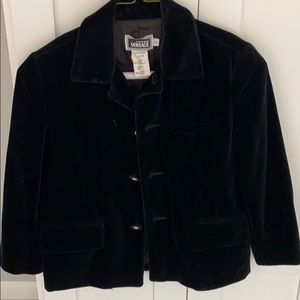 Versace boys velvet blazer